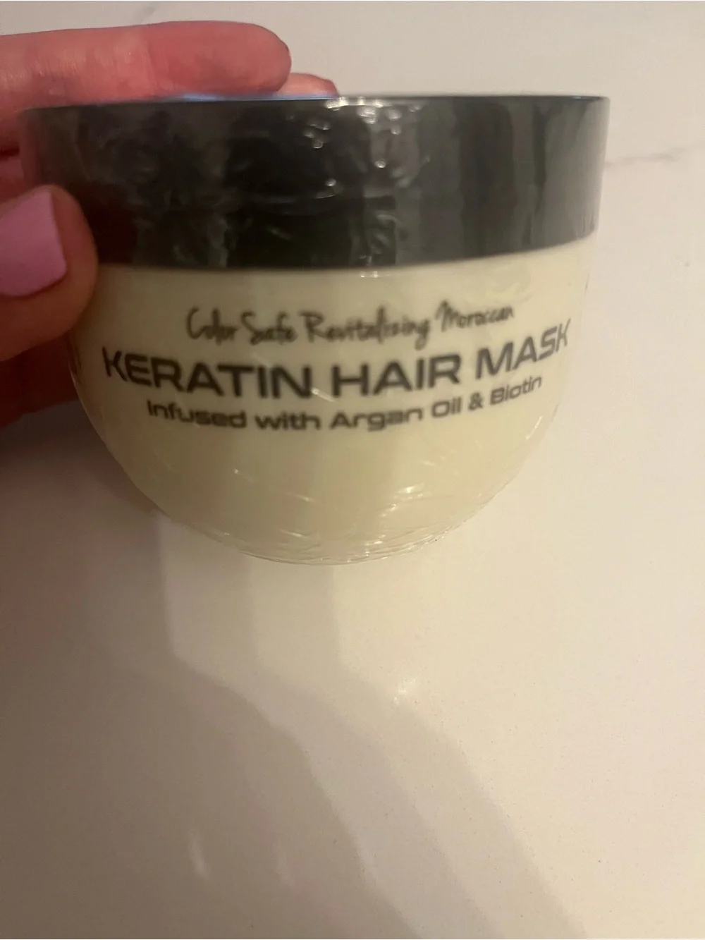 Keratin Hair Mask with Argan Oil & Biotin - Cream